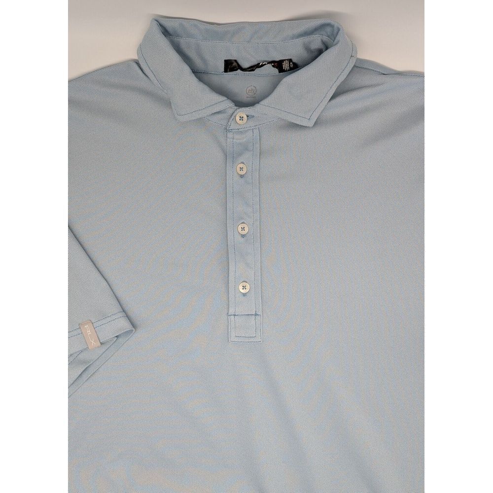 RLX Ralph Lauren Polo Shirt‎ Mens XL Light Blue Golf Short Sleeve Collar